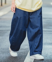 improves | 【UAU】バルーン ワイド イージー デニムパンツ(デニムパンツ)