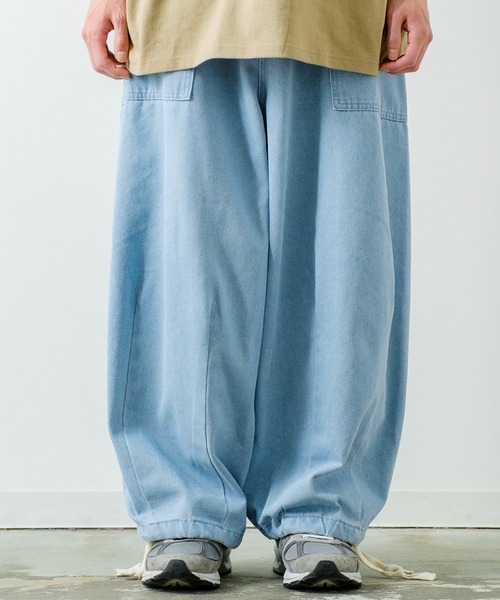improves（インプローブス）の「【UAU】バルーン ワイド イージー デニムパンツ（デニムパンツ・メンズ・インディゴブルー/ブルー/ブラック・MEDIUM/LARGE）」の13枚目の写真