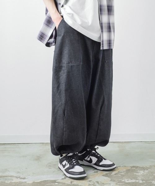 improves（インプローブス）の「【UAU】バルーン ワイド イージー デニムパンツ（デニムパンツ・メンズ・インディゴブルー/ブルー/ブラック・MEDIUM/LARGE）」の5枚目の写真