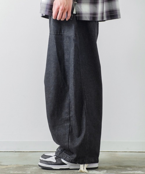 improves（インプローブス）の「【UAU】バルーン ワイド イージー デニムパンツ（デニムパンツ・メンズ・インディゴブルー/ブルー/ブラック・MEDIUM/LARGE）」の11枚目の写真