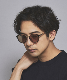 【Anselme Claire】ユニセックス クラウンパント型 サングラス 伊達メガネ 5色展開 ケース付属