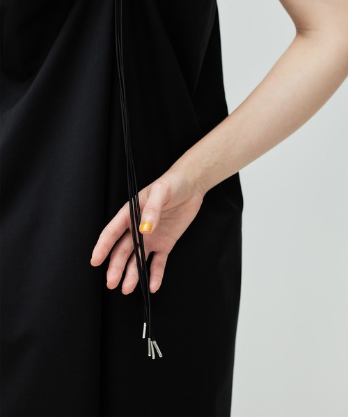 casane（カサネ）の「3wayプリーツプラスキャミワンピ（ワンピース・レディース・ブラック/グレー・FREE）」の20枚目の写真