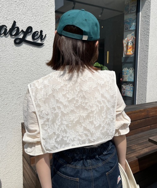 nemne store(ネンネストア)の「【低身長用サイズあり / 襟取り外し可】3WAY付け襟レースブラウス(シャツ/ブラウス・レディース・アイボリー/ブラック・SMALL/MEDIUM)」の15枚目の写真