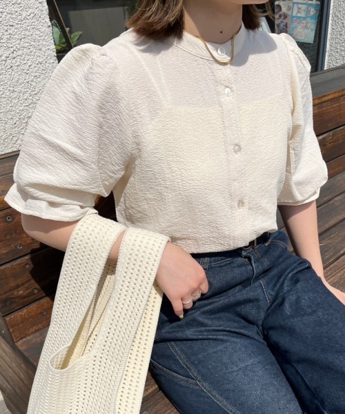 nemne store(ネンネストア)の「【低身長用サイズあり / 襟取り外し可】3WAY付け襟レースブラウス(シャツ/ブラウス・レディース・アイボリー/ブラック・SMALL/MEDIUM)」の17枚目の写真
