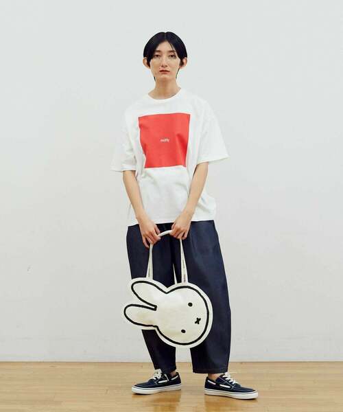 FRAPBOIS（フラボア）の「FRAPBOIS×miffy フェイストート（トートバッグ・レディース・ブラウン・FREE）」の14枚目の写真