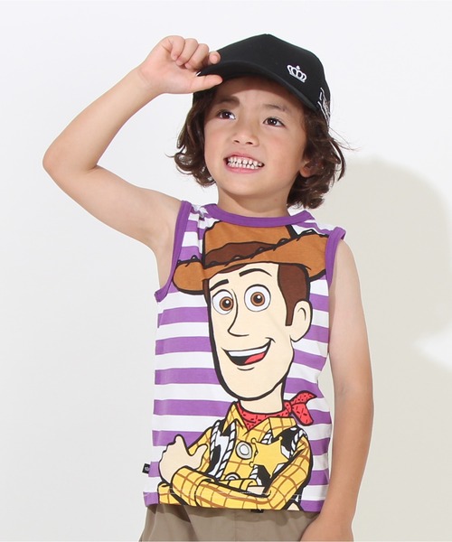 Disney(ディズニー)の「ディズニー どっちも前タンクトップ 8272K(タンクトップ・キッズ・ピンク/レッド/パープル/ブルー/マスタード・110cm/130cm/90cm/100cm/120cm)」の1枚目の写真