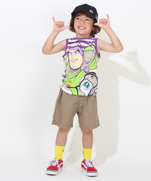 Disney(ディズニー)の「ディズニー どっちも前タンクトップ 8272K(タンクトップ・キッズ・ピンク/レッド/パープル/ブルー/マスタード・110cm/130cm/90cm/100cm/120cm)」の15枚目の写真