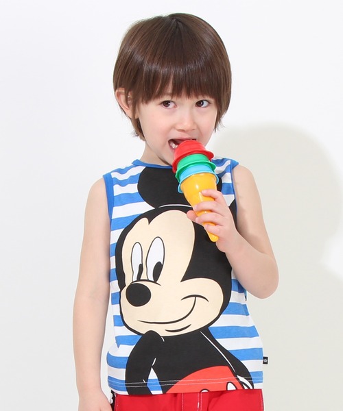 Disney(ディズニー)の「ディズニー どっちも前タンクトップ 8272K(タンクトップ・キッズ・ピンク/レッド/パープル/ブルー/マスタード・110cm/130cm/90cm/100cm/120cm)」の17枚目の写真