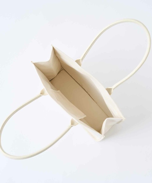 one after another NICE CLAUP（ワンアフターアナザーナイスクラップ）の「再入荷【A4サイズ収納可能】刺繍入りトリミングトートバッグ（トートバッグ・レディース・アイボリー/ピンク/ブラック・ONE SIZE）」の12枚目の写真