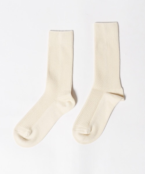 CAL O LINE（キャルオーライン）の「CAL O LINE/キャルオーライン TIE DYE SOCKS ソックス タイダイ（ソックス/靴下・メンズ・オフホワイト/ブラウン・25-27CM）」の8枚目の写真