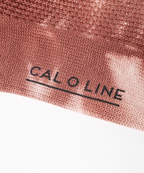 CAL O LINE（キャルオーライン）の「CAL O LINE/キャルオーライン TIE DYE SOCKS ソックス タイダイ（ソックス/靴下・メンズ・オフホワイト/ブラウン・25-27CM）」の6枚目の写真