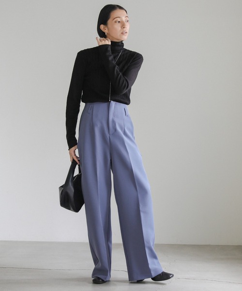 セール】ランダムリブタートルニット（ニット/セーター）｜select MOCA