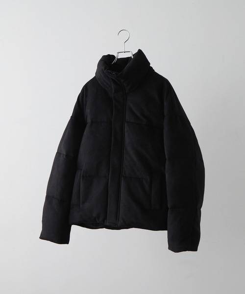 セール】【CLEL】Volume Highneck Short Padded Jacket/ボリューム