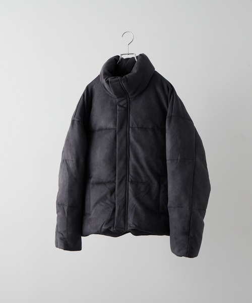 CLEL】Volume Highneck Short Padded Jacket/ボリューム