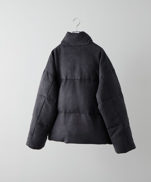 CLEL】Volume Highneck Short Padded Jacket/ボリューム