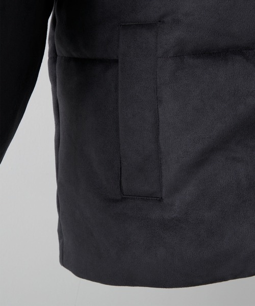 CLEL】Volume Highneck Short Padded Jacket/ボリュームハイネック