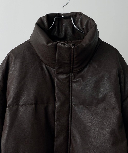 セール】【CLEL】Volume Highneck Short Padded Jacket/ボリューム