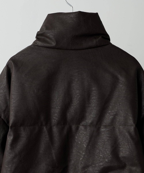 CLEL】Volume Highneck Short Padded Jacket/ボリュームハイネック