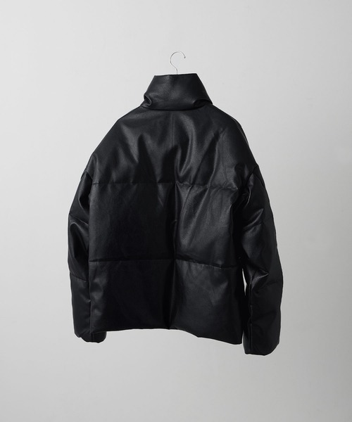 セール】【CLEL】Volume Highneck Short Padded Jacket/ボリューム