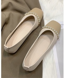 Burner | 【OKUOKU 0909】パールデザイン バレエシューズ oku-shoes-709215446239-33 U(バレエシューズ)