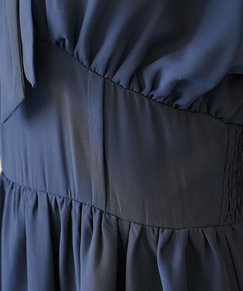 moulis'(ムーリス)の「フロントタイコルセットワンピース(ワンピース・レディース・ネイビー/ベージュ・SMALL/MEDIUM/LARGE/X-LARGE)」の18枚目の写真