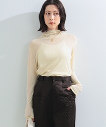 Ray BEAMS | Ray BEAMS / ガーゼ フライス タートルネック トップス(Tシャツ/カットソー)