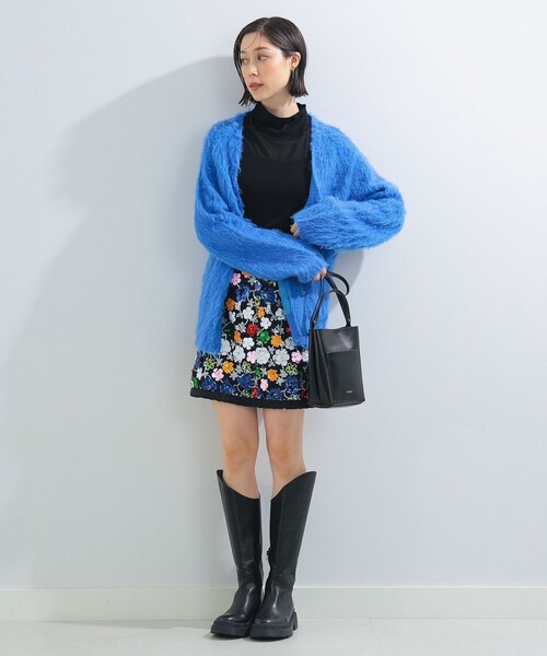 Ray BEAMS（レイビームス）の「Ray BEAMS / ガーゼ フライス タートルネック トップス（Tシャツ/カットソー・レディース・ブラック/クリーム/ホワイト・ONE SIZE）」の16枚目の写真