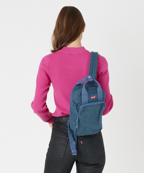 Levi's（リーバイス）の「Levi's/リーバイス LEVI'S(R)ACCESSORY LARGE バックパック ブルー（バックパック/リュック・レディース・ライトブルー・OS）」の11枚目の写真