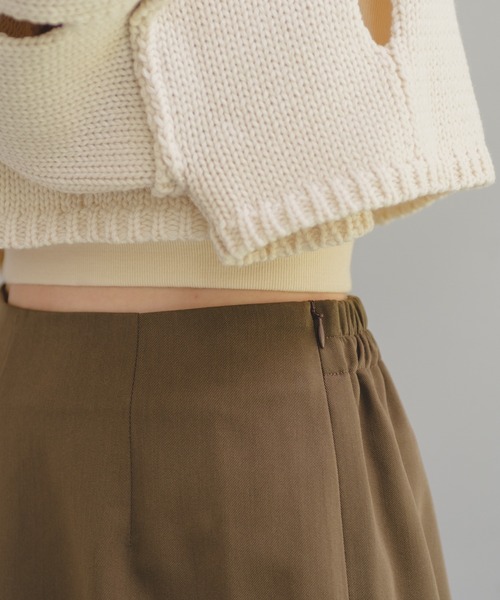 Kastane(カスタネ)の「【着回し可能】ラップミニスカートパンツ(その他パンツ・レディース・ブラウン/チャコールグレー/ブラック・FREE)」の19枚目の写真