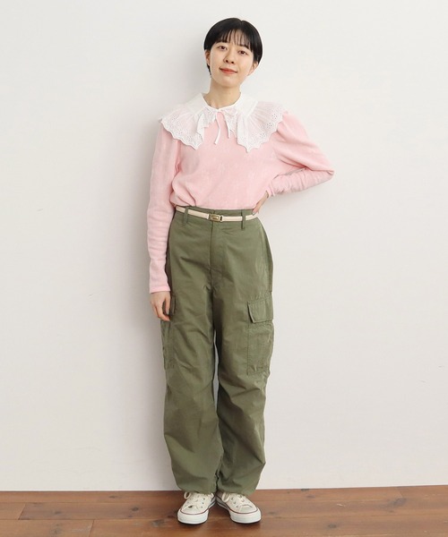 Dot＆Stripes CHILD WOMAN（ドットアンドストライプス　チャイルドウーマン）の「ブロード・レースBIG付け襟（付け襟・レディース・ホワイト・FREE）」の20枚目の写真