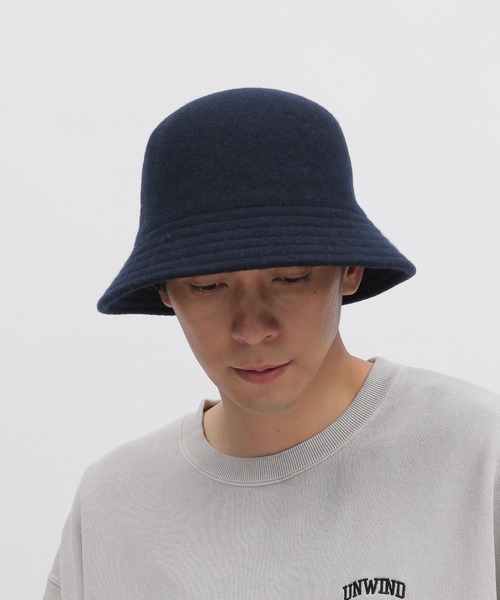 LAKOLE（ラコレ）の「バスクステッチバケハ / 960786（ハット・メンズ・ネイビー/オフホワイト/ブラック・FREE）」の17枚目の写真