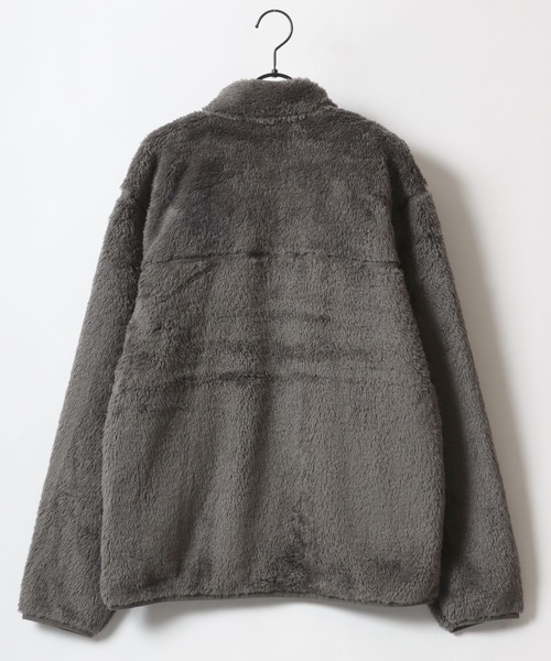 Champion(チャンピオン)の「Champion/チャンピオン SHERPA FLEECE ZIP JACKET/シェルパフリース ロゴ ワンポイント刺繍 ジップジャケット/ボアジャケット/ブルゾン レディース メンズ(ブルゾン・メンズ・ブルー/ダークグリーン/チャコール/ベージュ/ブラック・M/L/XL)」の11枚目の写真