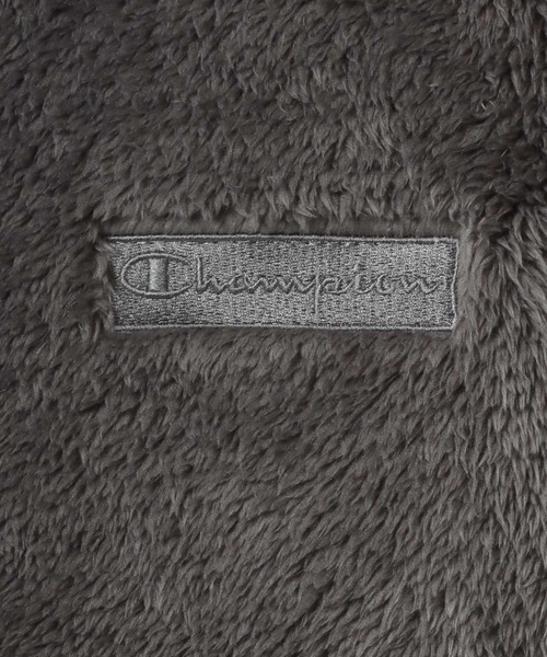 Champion(チャンピオン)の「Champion/チャンピオン SHERPA FLEECE ZIP JACKET/シェルパフリース ロゴ ワンポイント刺繍 ジップジャケット/ボアジャケット/ブルゾン レディース メンズ(ブルゾン・メンズ・ブルー/ダークグリーン/チャコール/ベージュ/ブラック・M/L/XL)」の13枚目の写真