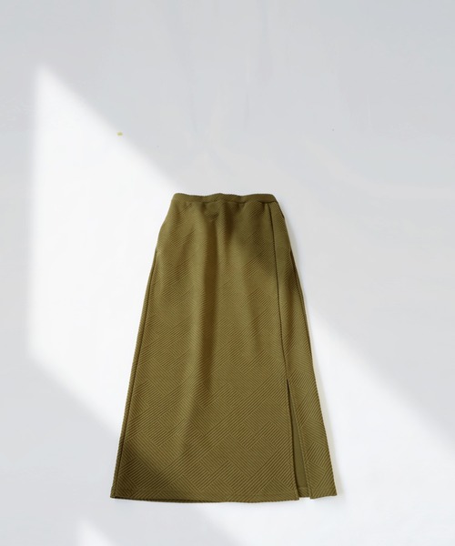 antiqua（アンティカ）の「膨れジャガードタイトスカート（スカート・レディース・ブルー/ブラック/ダークグレー/モスグリーン・FREE）」の21枚目の写真