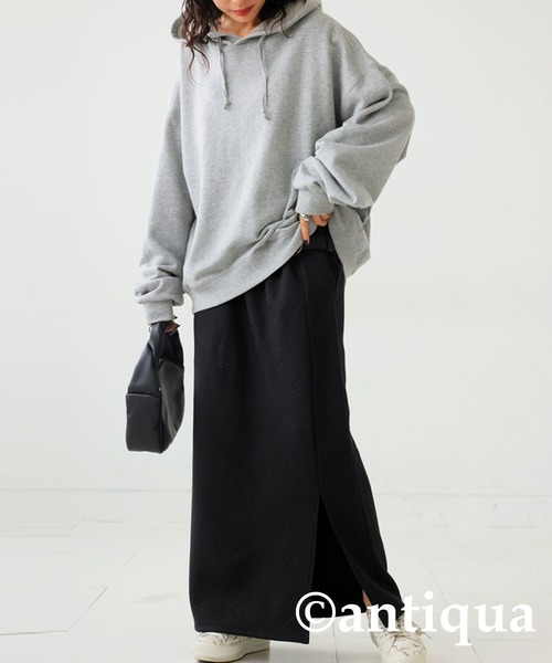 antiqua（アンティカ）の「膨れジャガードタイトスカート（スカート・レディース・ブルー/ブラック/ダークグレー/モスグリーン・FREE）」の5枚目の写真