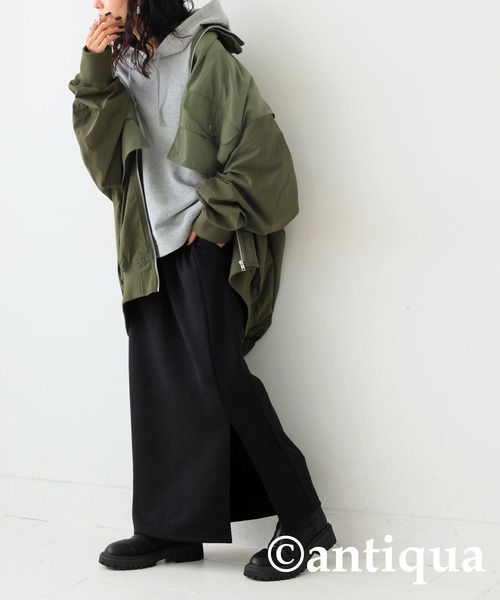 antiqua（アンティカ）の「膨れジャガードタイトスカート（スカート・レディース・ブルー/ブラック/ダークグレー/モスグリーン・FREE）」の7枚目の写真