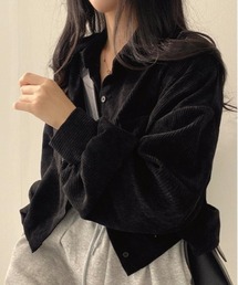【OKUOKU 0909】コーデュロイ ショート丈 ジャケット oku-outer-687534585929-22 U1