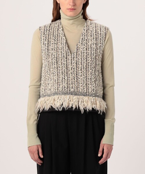 TOMORROWLAND .B（トゥモローランドビー）の「□フリンジツイード