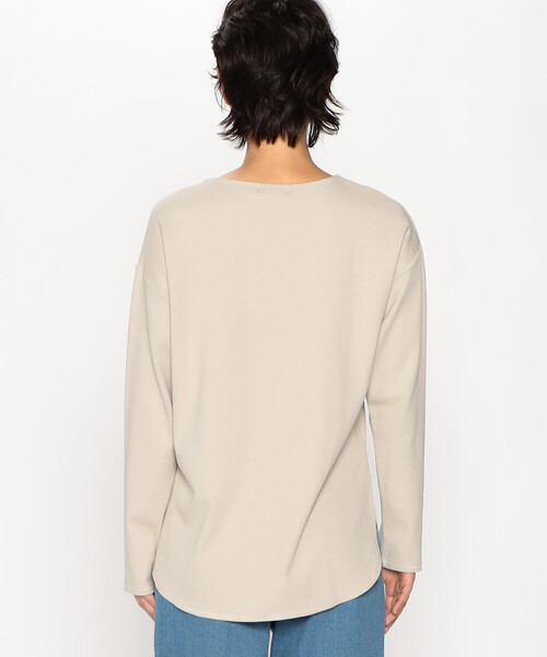 COMME CA ISM(コムサイズム)の「フォトプリント プルオーバー(Tシャツ/カットソー・レディース・グレイッシュベージュ/ホワイト/モカ・M/L)」の13枚目の写真
