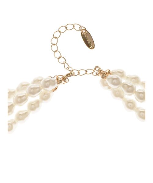 jouetie（ジュエティ）の「レイヤードパールチョーカー（チョーカー・レディース・オフホワイト・FREE）」の5枚目の写真