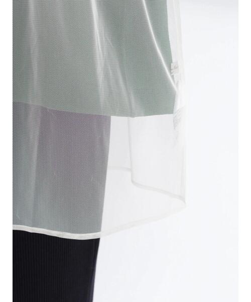 Samansa Mos2（サマンサ モスモス）の「◎前後着チュールジレ（ベスト・レディース・ブラック/オフホワイト・F）」の17枚目の写真