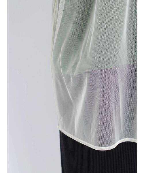 Samansa Mos2（サマンサ モスモス）の「◎前後着チュールジレ（ベスト・レディース・ブラック/オフホワイト・F）」の18枚目の写真