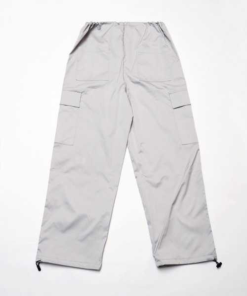 E.M.A.N.O.N(エマノン)の「【E.M.A.N.O.N】ドロストデザインカーゴパンツ/ワークパンツ(RO)(カーゴパンツ・レディース・グレー/アイボリー/ブラック/ラベンダー・FREE)」の6枚目の写真