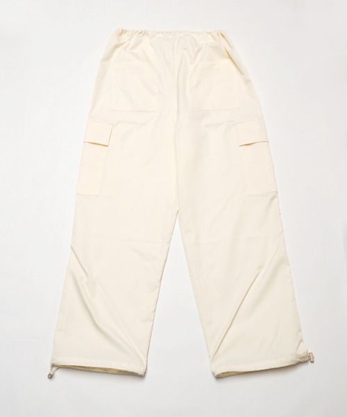 E.M.A.N.O.N(エマノン)の「【E.M.A.N.O.N】ドロストデザインカーゴパンツ/ワークパンツ(RO)(カーゴパンツ・レディース・グレー/アイボリー/ブラック/ラベンダー・FREE)」の7枚目の写真