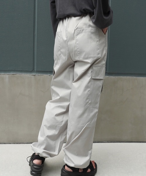 E.M.A.N.O.N(エマノン)の「【E.M.A.N.O.N】ドロストデザインカーゴパンツ/ワークパンツ(RO)(カーゴパンツ・レディース・グレー/アイボリー/ブラック/ラベンダー・FREE)」の20枚目の写真