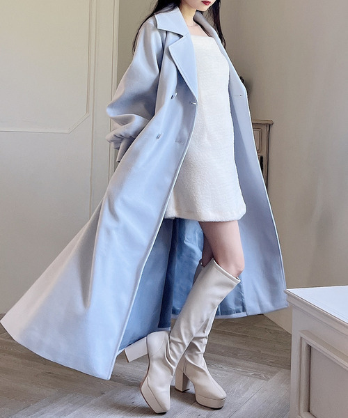 セール】ボリュームスリーブロングコート（その他アウター）｜MIIA