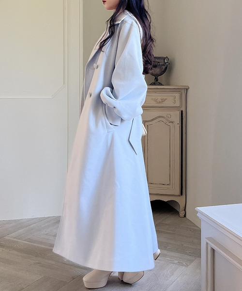 セール】ボリュームスリーブロングコート（その他アウター）｜MIIA