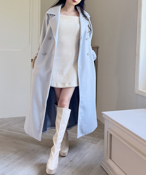 セール】ボリュームスリーブロングコート（その他アウター）｜MIIA