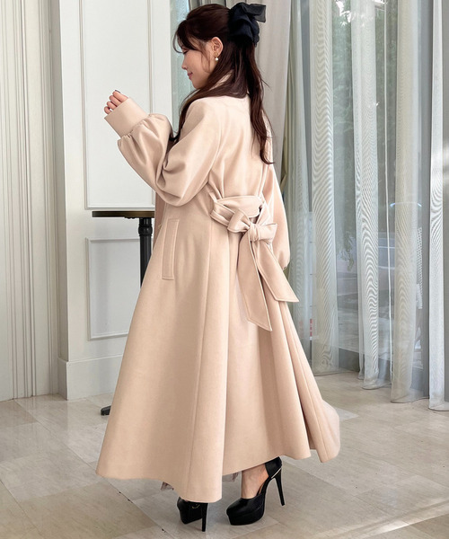 セール】ボリュームスリーブロングコート（その他アウター）｜MIIA