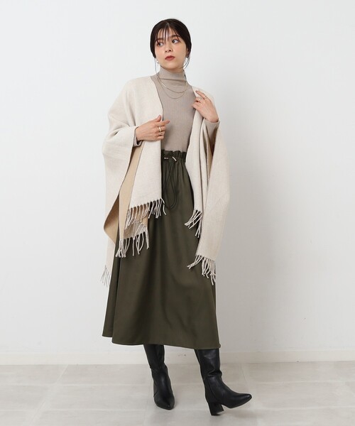 DRESKIP(ドレスキップ)の「◆ウエストドロスト ドッキングワンピース(ワンピース・レディース・サンドベージュ/ブラック/カーキ・02/03/04)」の11枚目の写真